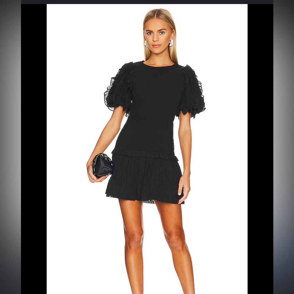 Cleobella Black Smocked Dress